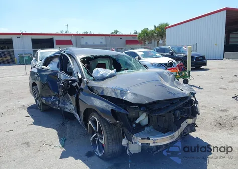 2020 Honda Accord Sport из США, поврежденный, VIN 1HGCV1F33LA000161